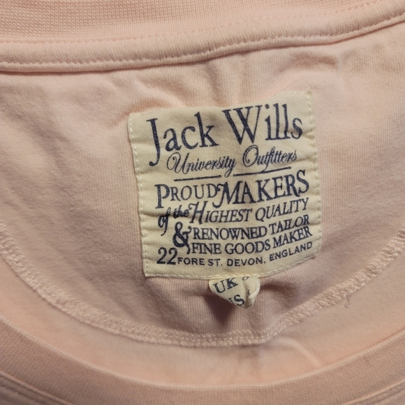 Jack Wills Longsleeve Cotton Light Pink Polo Shirt - Picture 11 of 14